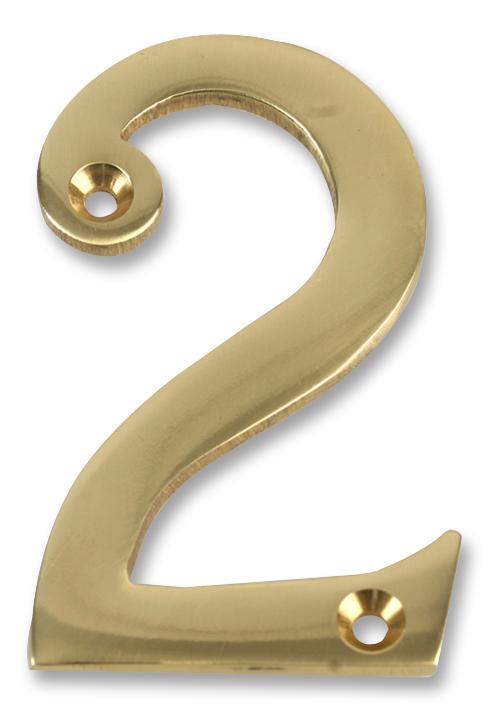 Duratool D01252 Numeral, 3, Brass, No '2'