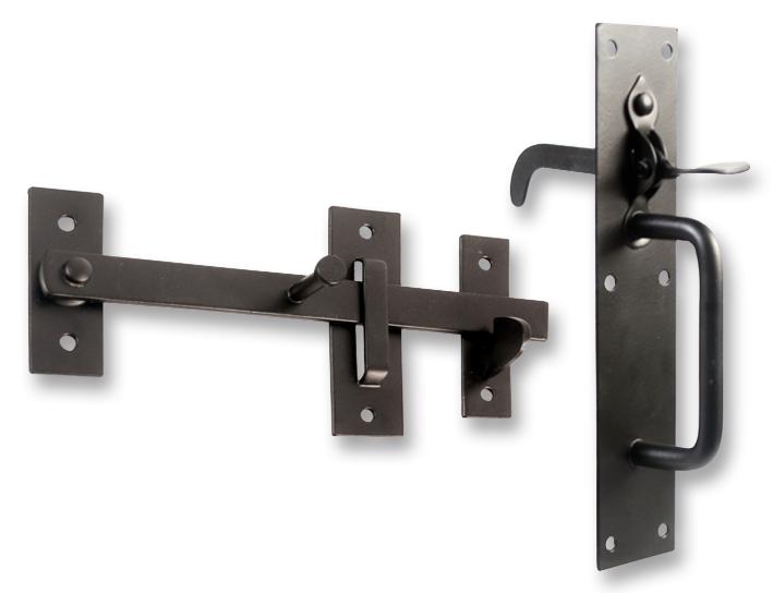 Duratool D01278 Suffolk Latch, Black