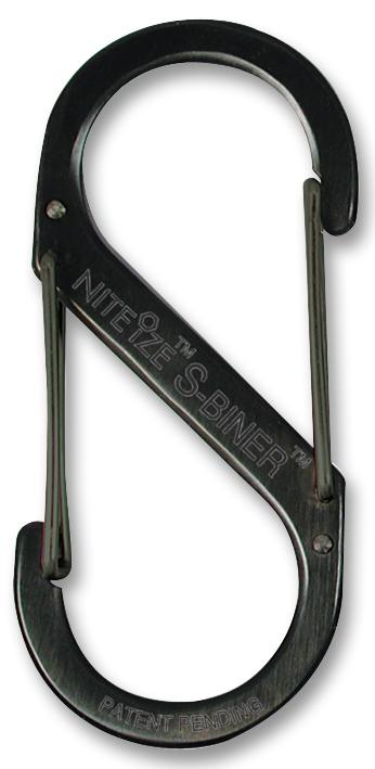 NIte Ize Sb1-2Pk-01 S-Biner, Black, Small, 2Pk