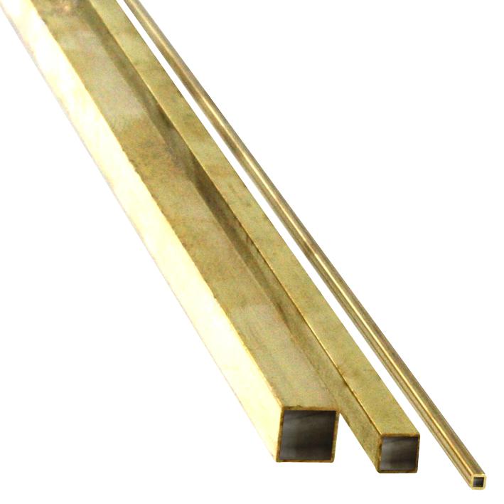 K&s Ks8151 Brass Tube, Square, 1/8 X 12