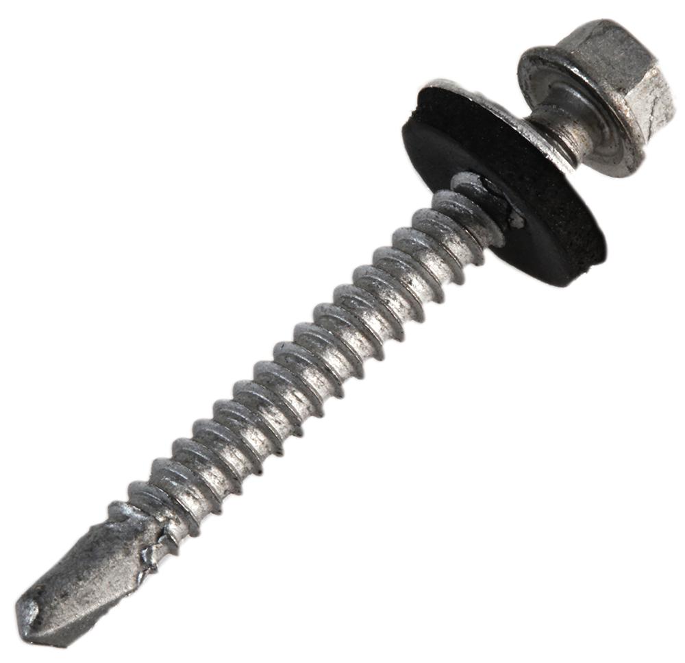 Techfast Tfhw16Sd5532L Roof Screw + Washer 5.5X32mm (Pk100)