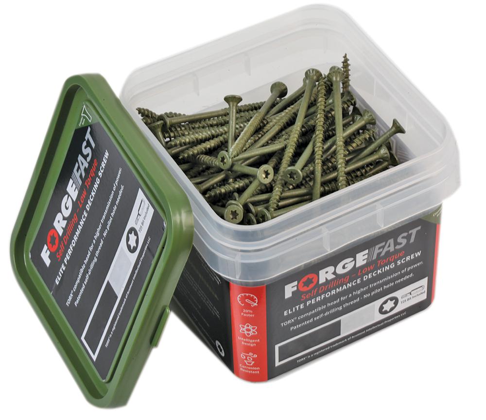 Forgefast Ffds4550Gt Decking Screw Green 4.5X50mm (Tub 600)