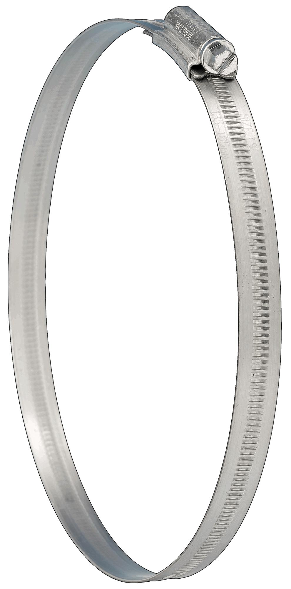 Jubilee  Collier de serrage pour tuyau, avec Vis sans fin, Vis fendue, Acier doux galvanisé, 286 → 318mm