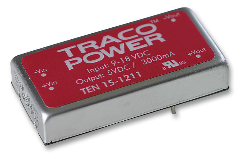 TRACO Power Ten 15-1211. Converter, Dc/dc, 15W, 5V