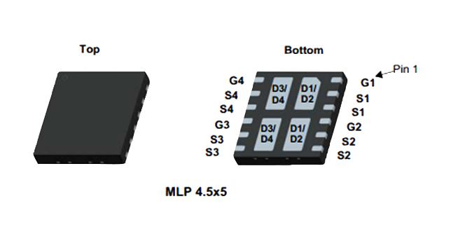 Onsemi Fdmq8203 Mosfet, Nnpp Ch, Mlp 4.5X5