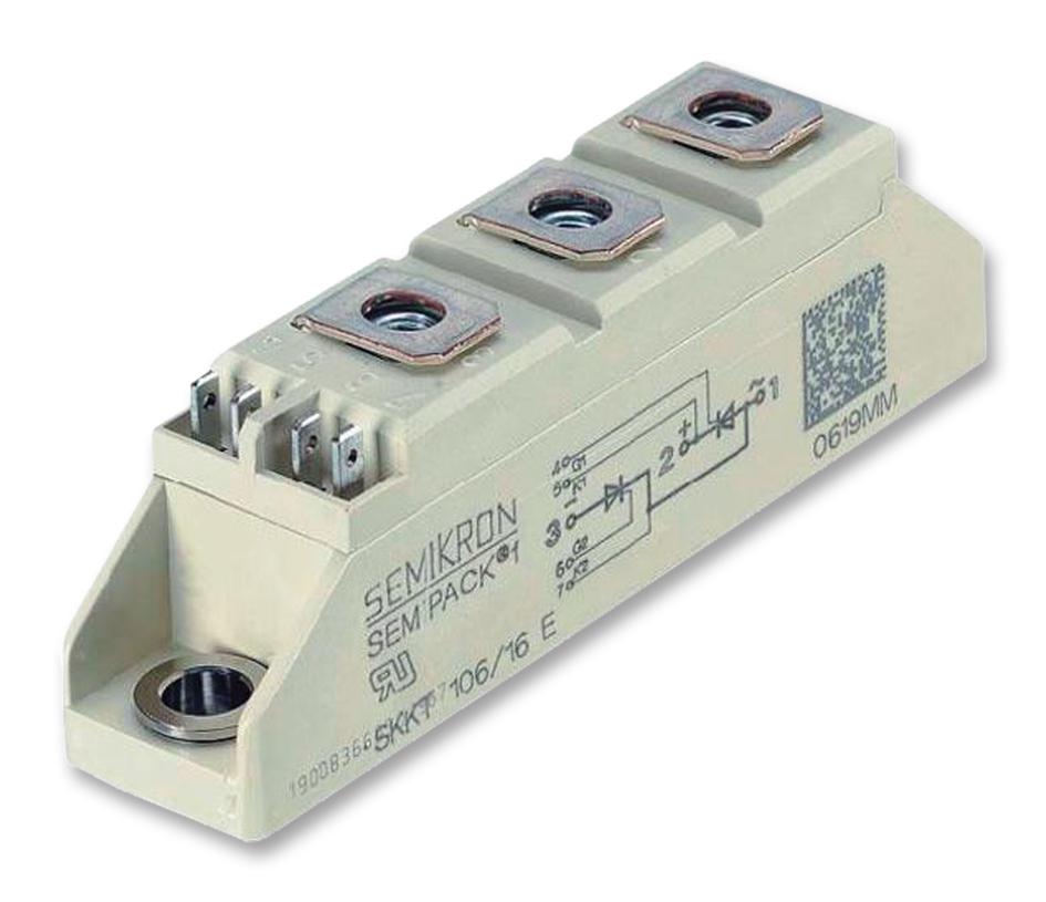 Semikron Skkh57/16E Thyristor Module, 60A, 1600V