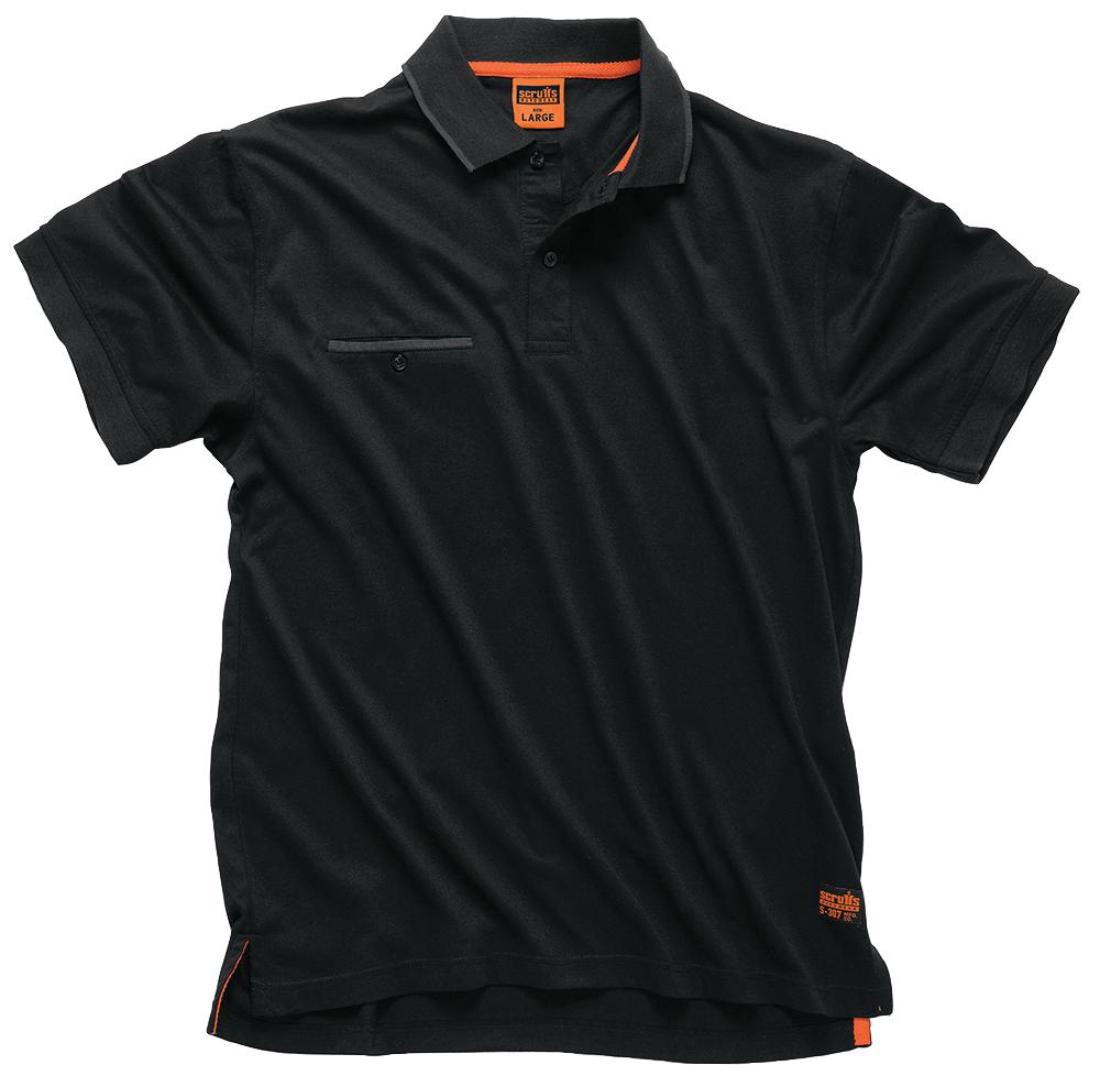 Scruffs T54662 Worker Polo Black M