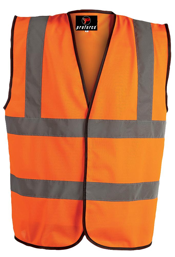 Proforce Hv05 L Hi-Vis Vest, Orange, L