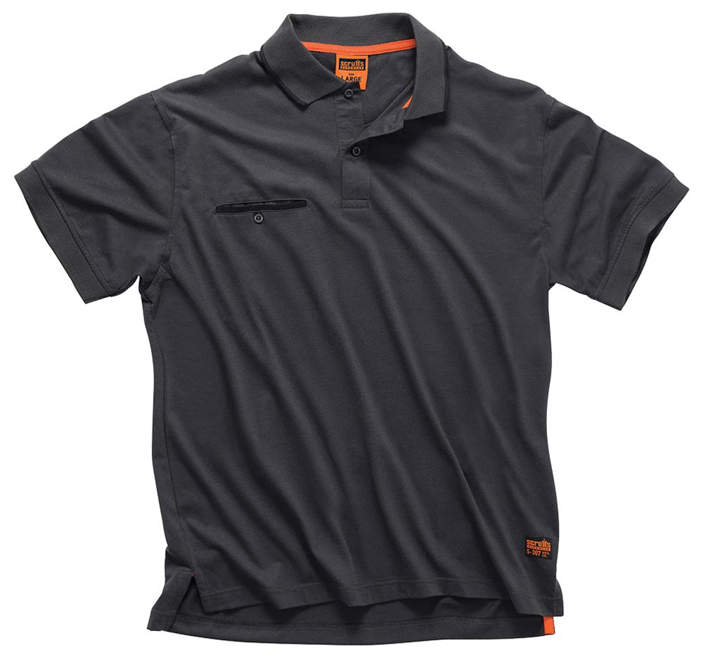 Scruffs T54667 Worker Polo Graphite - M