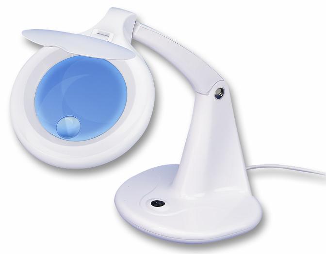 LC8093LED/EUK Lightcraft, Table Magnifier Lamp, 4" Lens with 1.75x & 4x