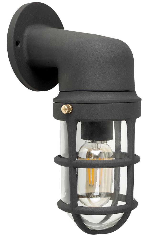 Minisun 21420 Quay Ip44 Outdoor Wall Light Black