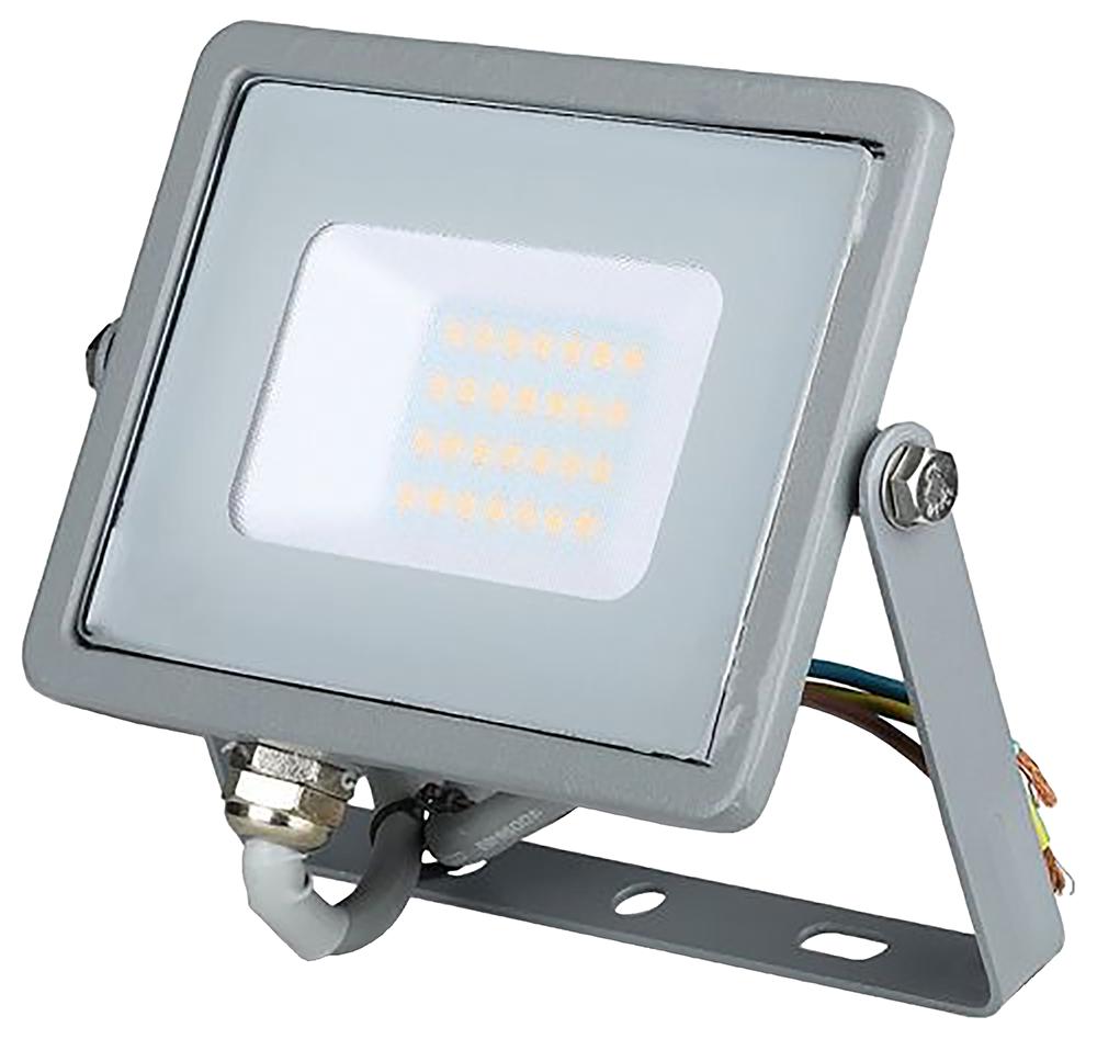 V-Tac 445 Vt-20-G Floodlight Led 20W 3000K Grey