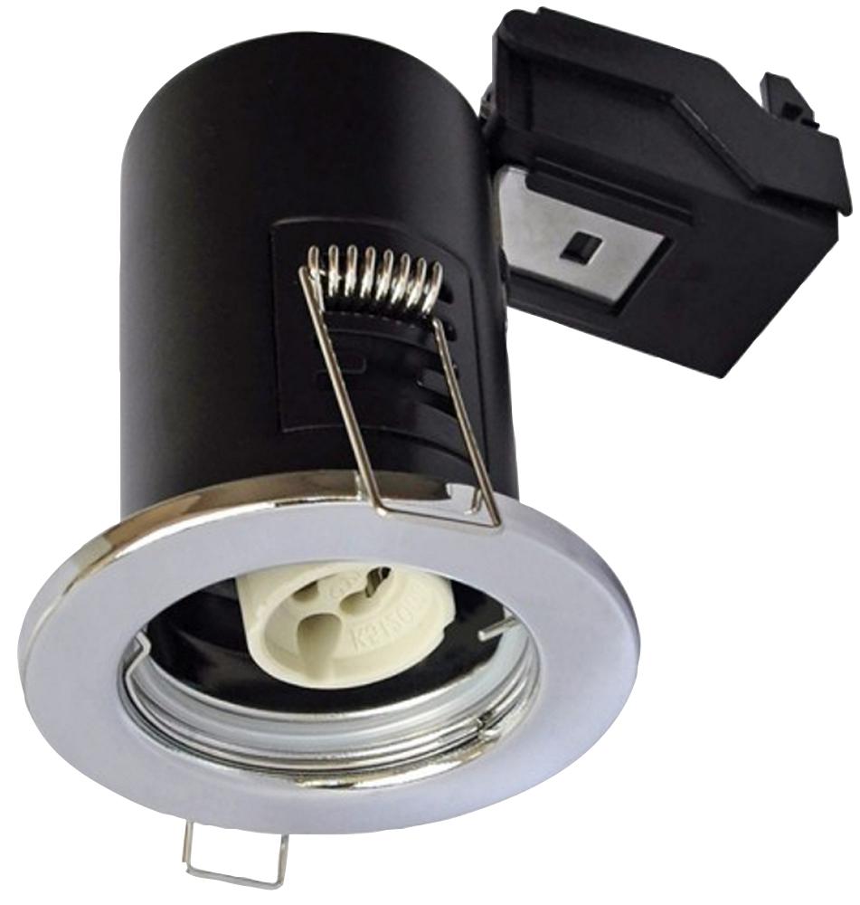 V-Tac 3682 Vt-701 Downlight Fire Rated Chrome Gu10 Fix