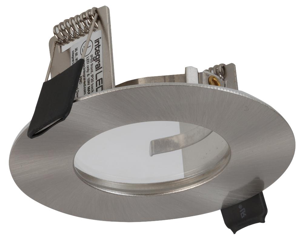 Integral Led Ildlfr70D002 Downlight Led Evofire Satin NIckel Gu10