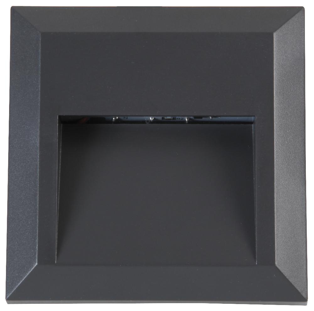 Pro Elec Pel01333 Led Wall Light, 125mm, Dark Grey