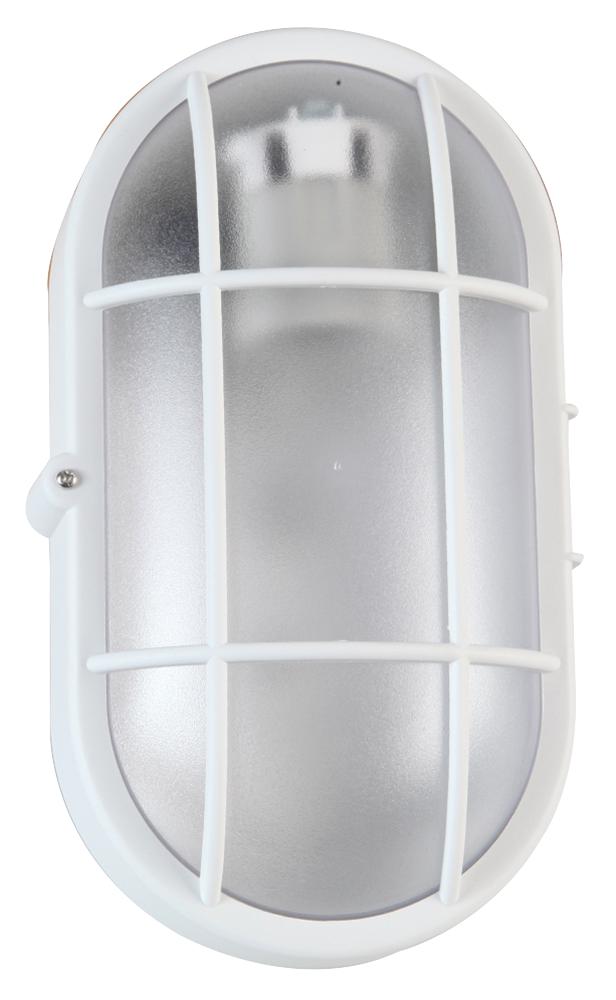 Pro Elec Pel01337 Bulkhead Light, White, E27