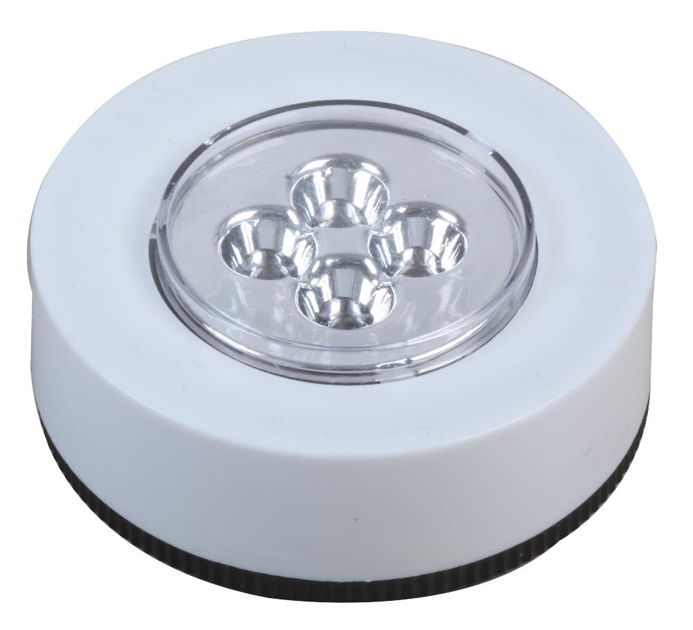 Pro Elec Pel01371 Push Lights, Round, 3 Pack