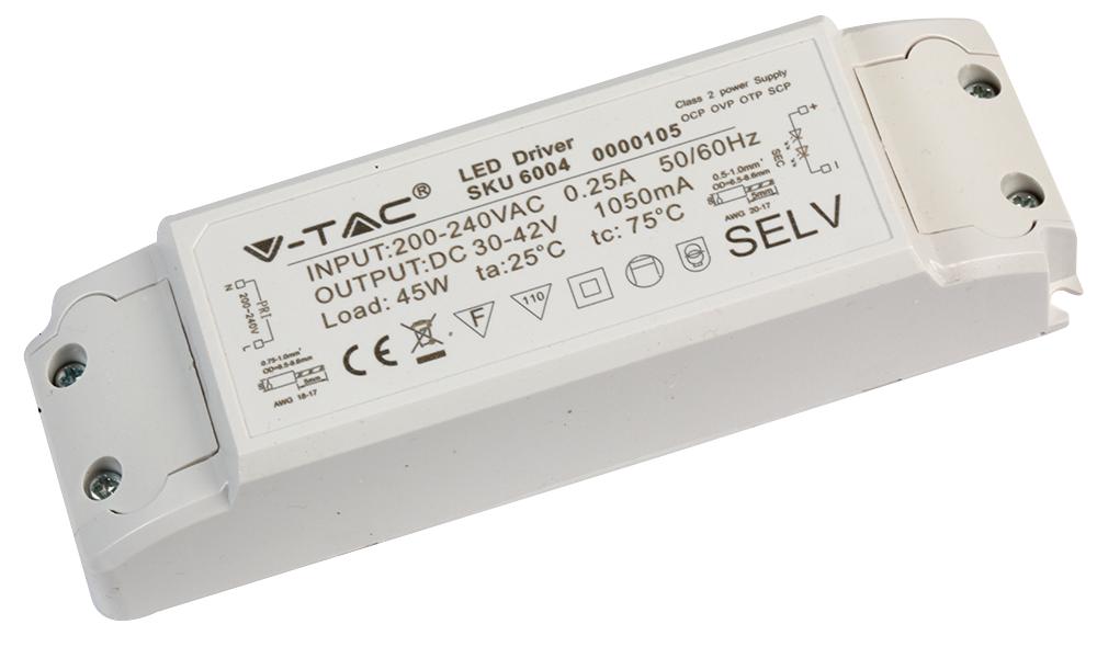 V-Tac 6004 Led Driver, Constant Current, 45W