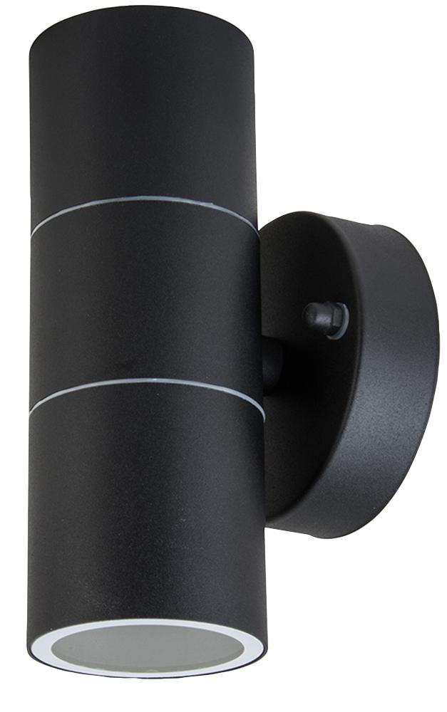 V-Tac Vt-7622 7569 Gu10 Wall Fitting 2 Way Matt Black