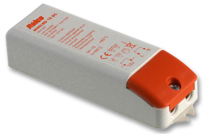 Relco Miniled-12Vdc Led Driver, Ac-Dc, 1.25A, 12V