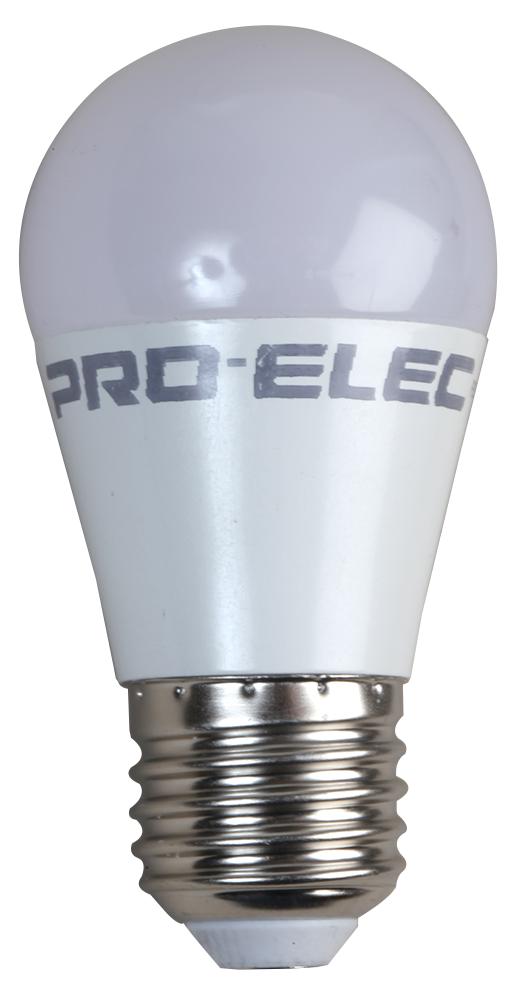 Pro Elec Pel01654 Lamp, Globe G45 Led 6W E27 6000K