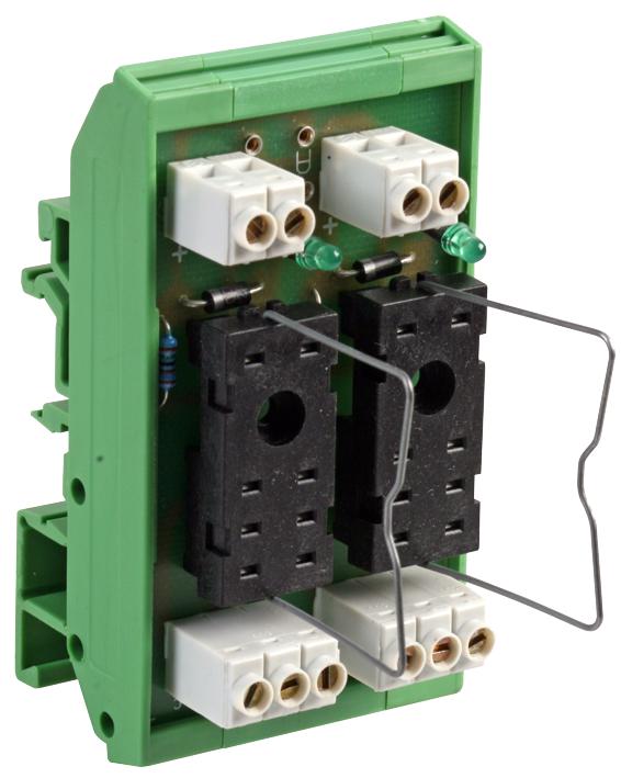 CamdenBoss Cim/r2-Wb-S-24 Relay, Module, 2 Pole, With Base