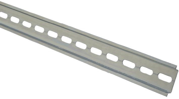 Europa Stbdr0.5M Din Rail, Slttd Top Hat, 35X7.5mm, 0.5M