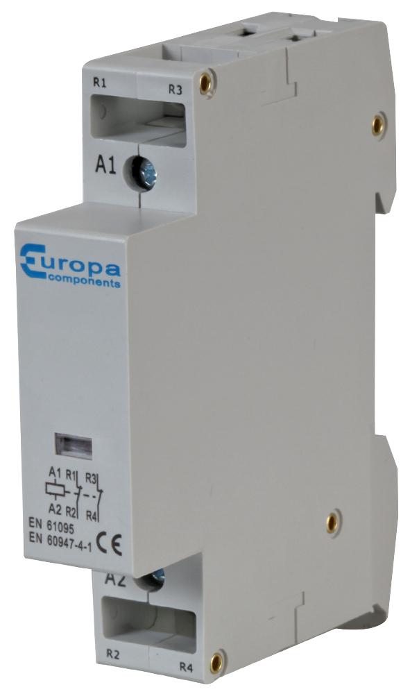 Europa Euc1-25-2Ncp 2 Pole Modular Contactor 25A N/c 24V