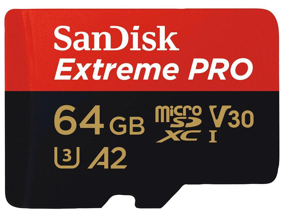 Sandisk Sdsqxcy-064G-Gn6Ma Extreme Pro C10 Microsdhc 64Gb A2 U3