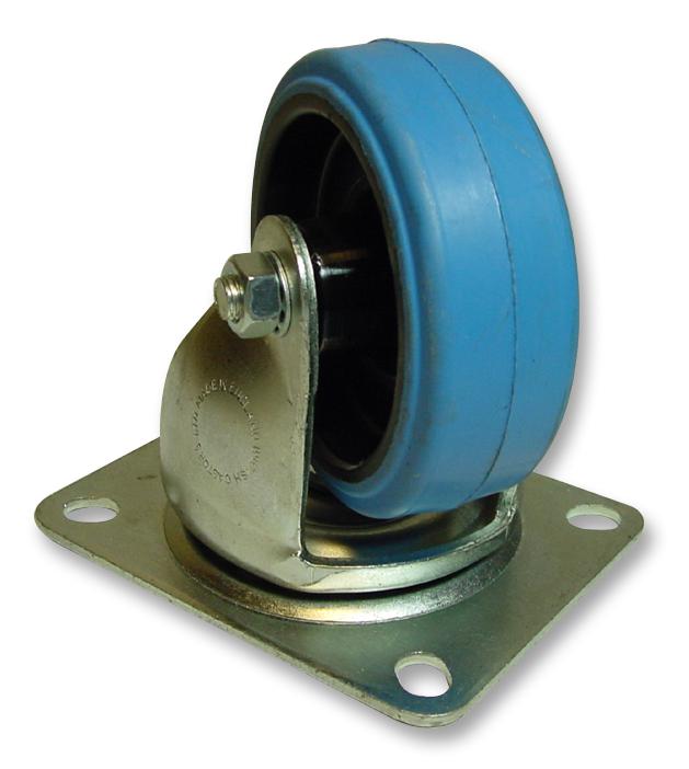 Keystone 30100Rn Swivel Rubber Castor 100mm