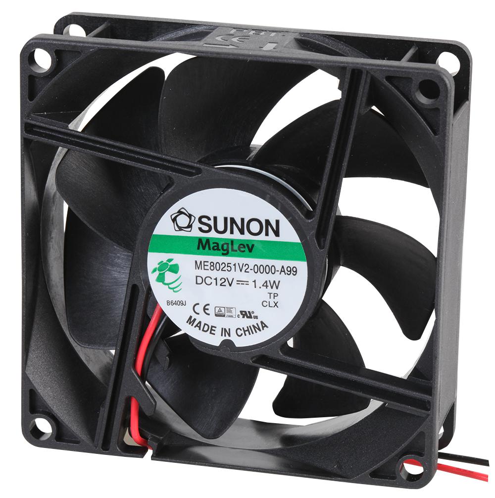 Sunon Me80251V2-0000-A99 Fan, 80mm, 12Vdc