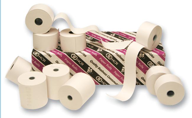 Ncr 800215 Paper Roll, 1Ply, 57X44X12.7