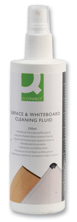 Q Connectorect Kf04552 Surface/whiteboard Cleaning Fluid, 250Ml