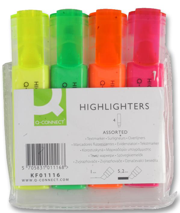 Q Connectorect Kf01116 Highlight - Assorted 4Pk