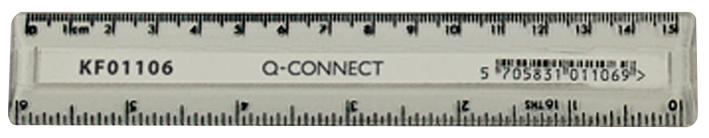 Q Connectorect Kf01106 Ruler Clear 150mm (6)