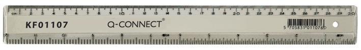 Q Connectorect Kf01107 Ruler Clear 300mm (12)