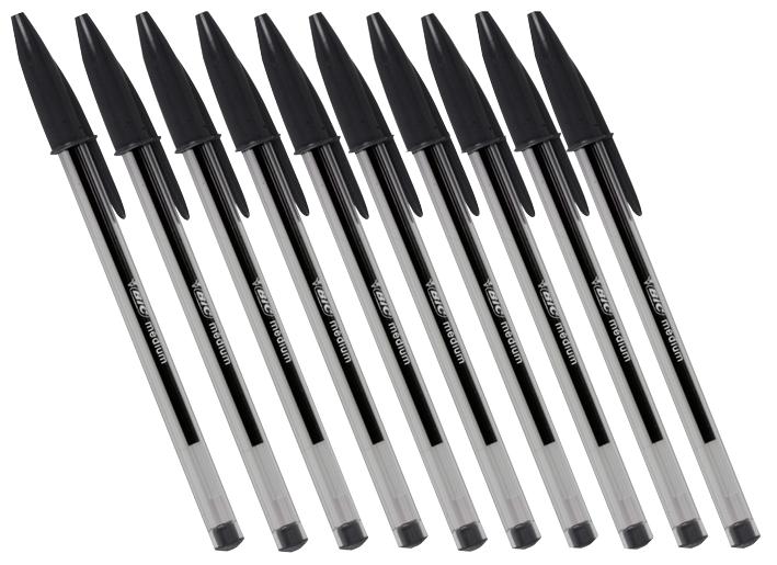 Bic 830864 Pen Cristal Bic Black 10Pk