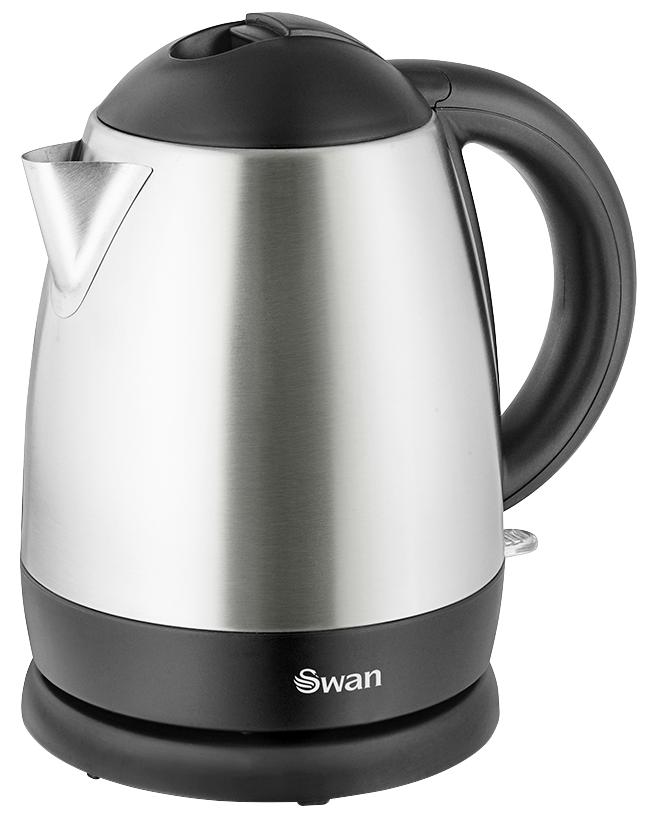 Swan Sk31020N Kettle, 1 Litre, Stainless Steel, Uk/2Kw