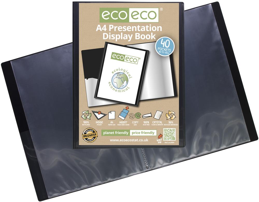 Eco-Eco Eco004 A4 40 Pocket Display Book