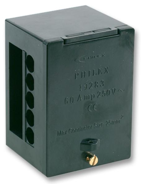 Pro Elec 19283 Connector Block Mains 5 Way 60A Dp