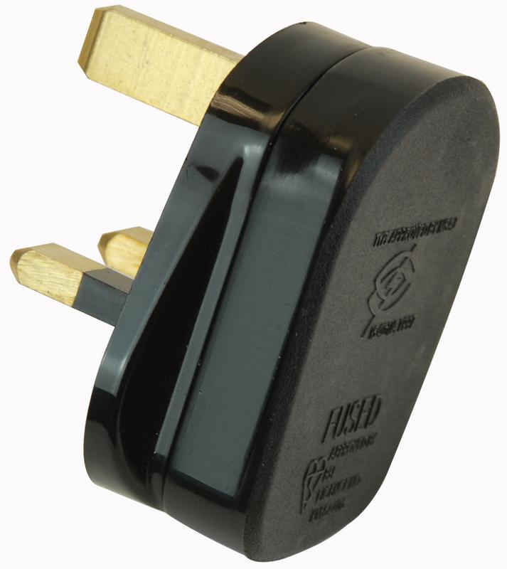 Pro Elec 9248 Blk 13A Plug 13A Black Quickfit