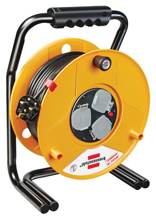 Brennenstuhl 1311303 Cable Reel Hd Brobusta 13A 3 Way 50M