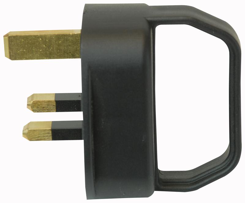 Pro Elec Pe01133 Easy Pull Plug, Mains, Black, 3A