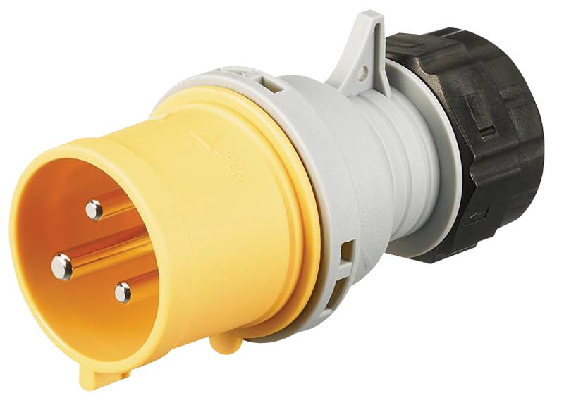 Honeywell K9032Yel Plug 130V 32A 2P+E Ip44 Yellow