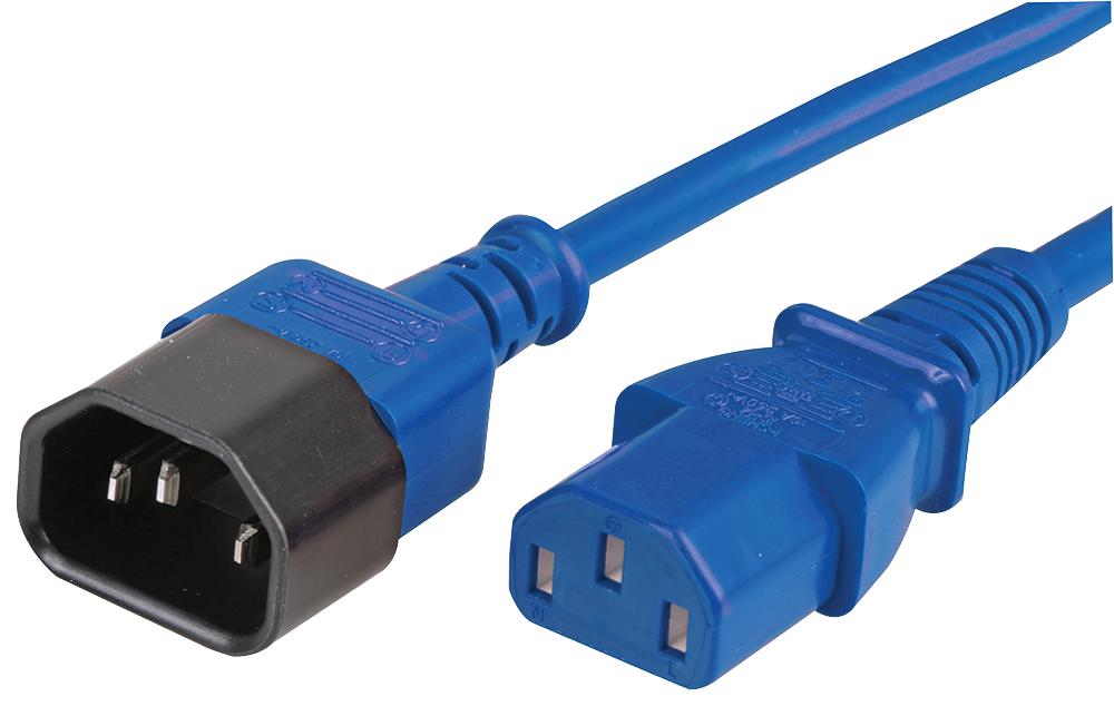 Pro Elec Pelr0006 Power Cord,iec 60320 C14-C13, 500mm