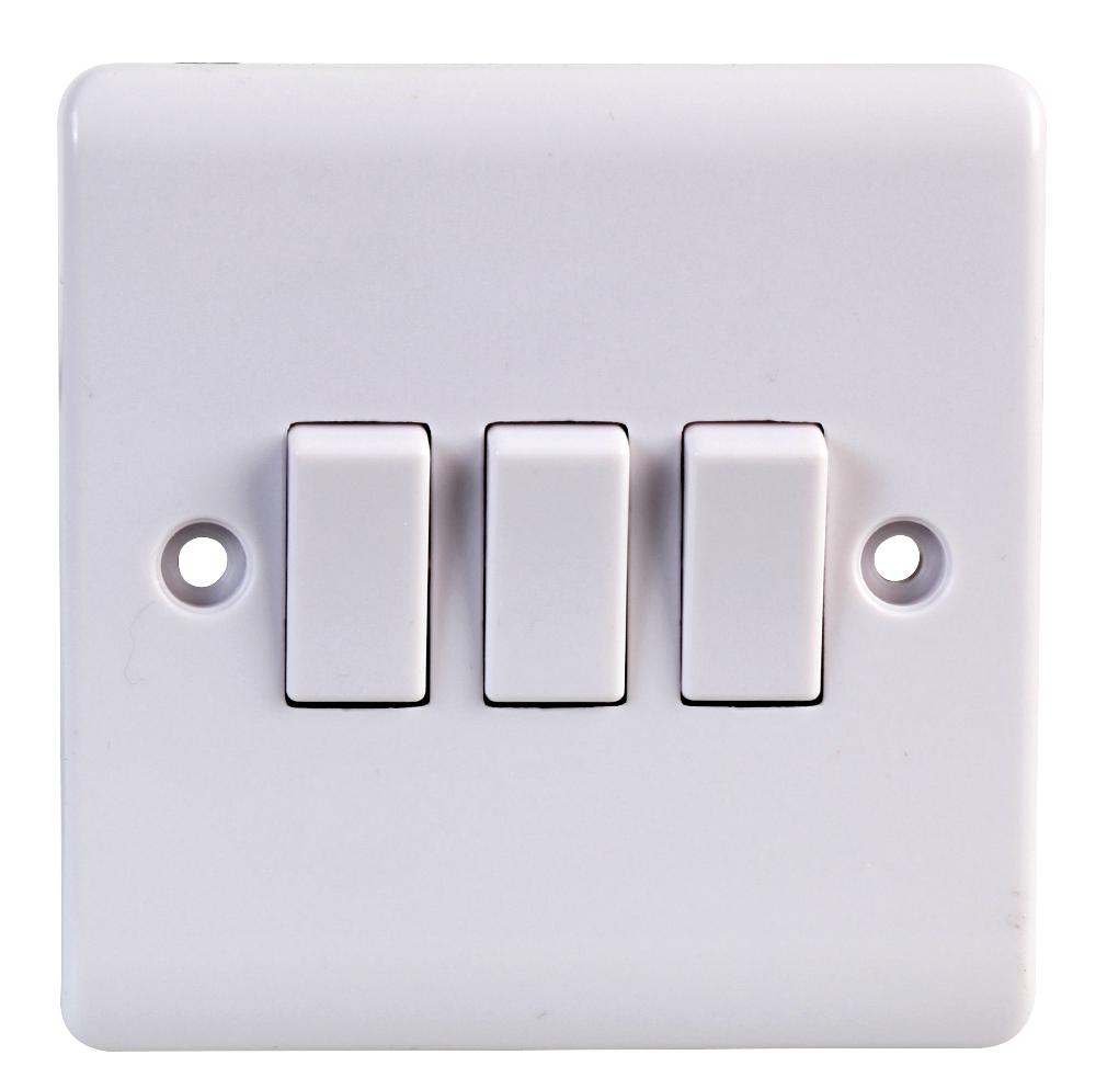 Volex Accessories D1050Nr Casa 3G 2W 10Ax Lightswitch