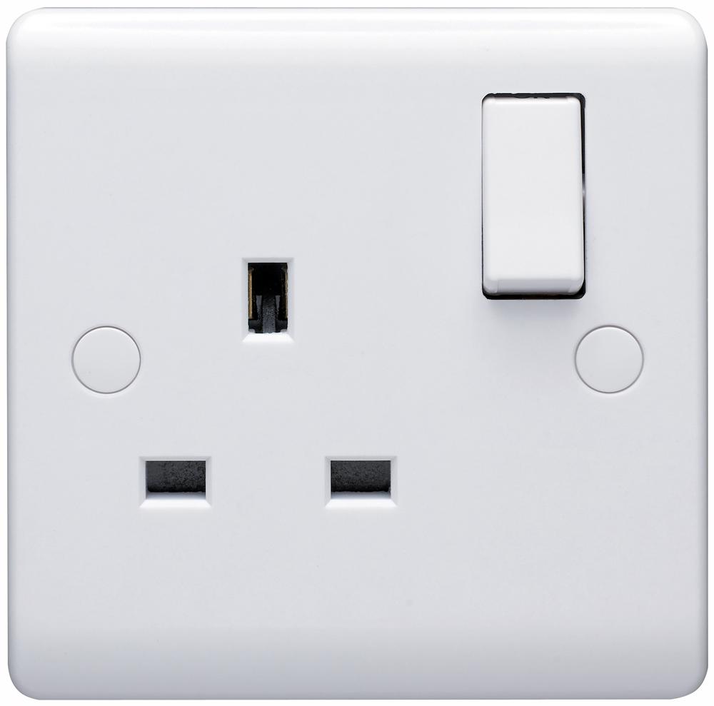 Volex Accessories D1300/dnr Casa 1G 13A Dp Switched Socket