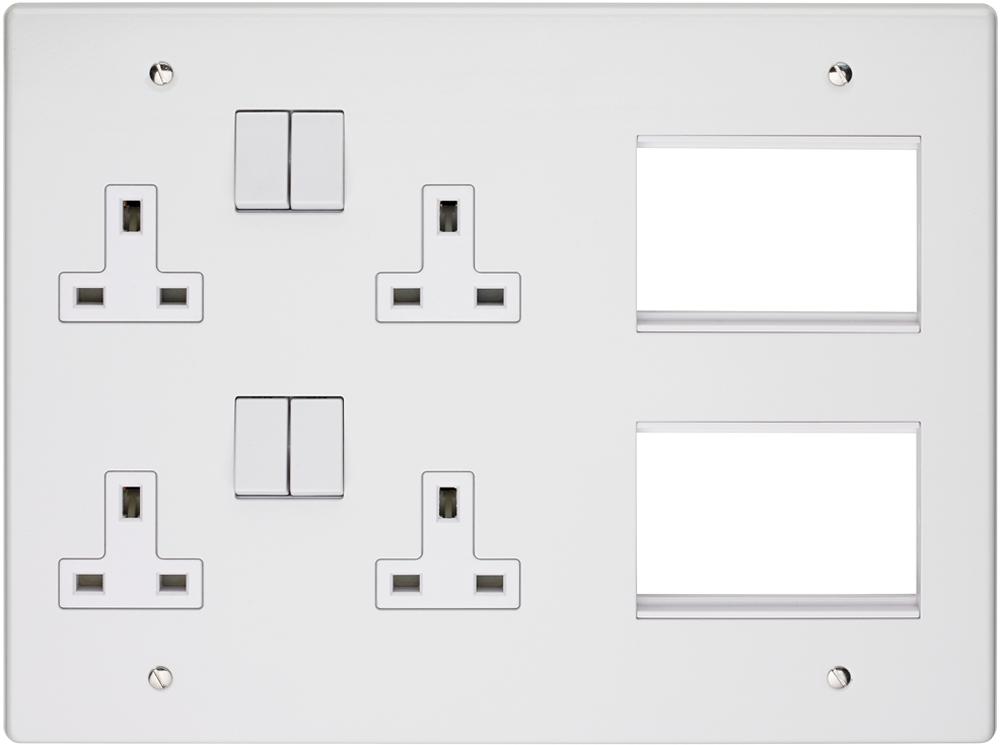 Volex Accessories Vx1590Wh Casa Lounge Plate