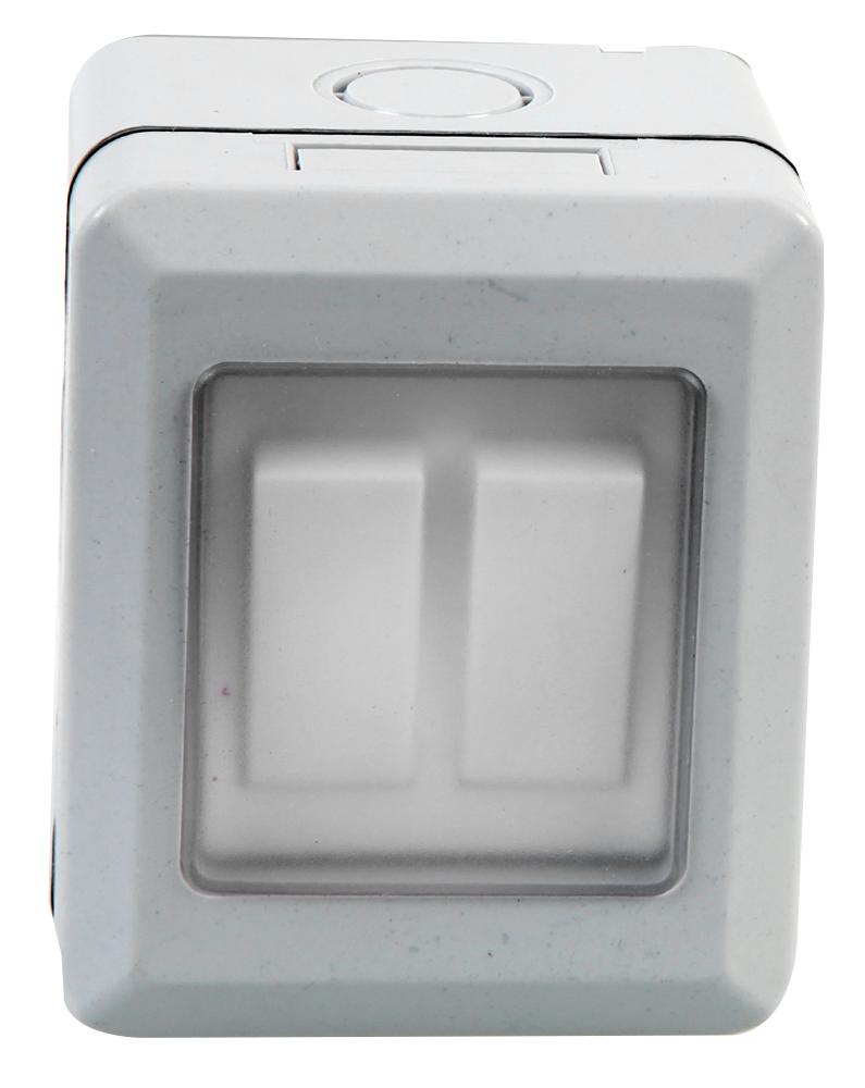 Pro Elec Pel00889 Switch Double 2 Way Ip55