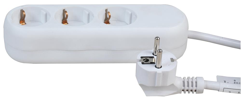 Pro Elec Pel00963 Power Strip, 3 Outlet, 16A, 250V, 3M